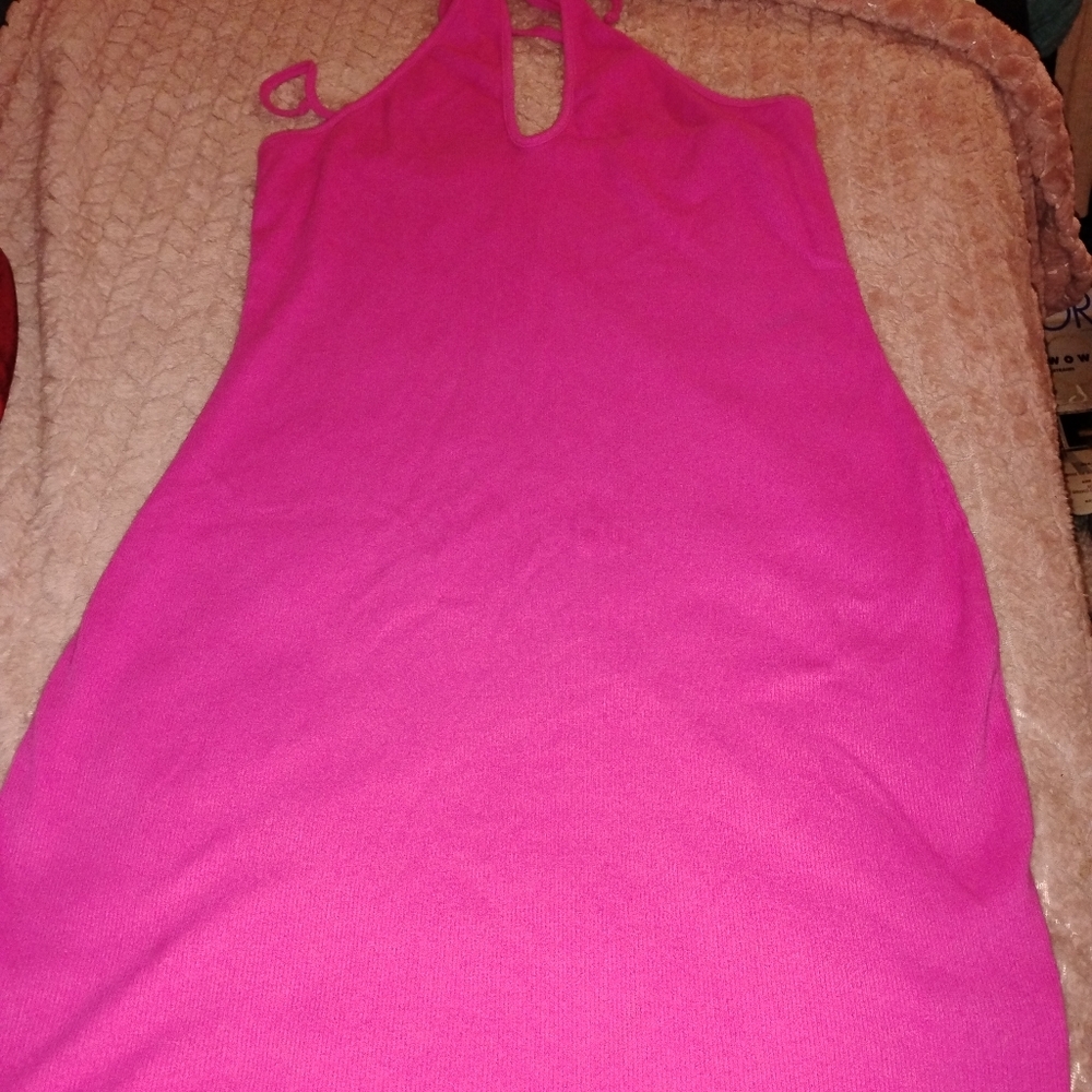 Wild Fable Pink Knit Mini Dress